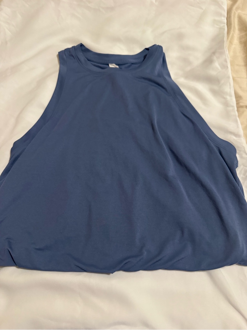 lululemon athletica Slate Blue High-Neck Tank